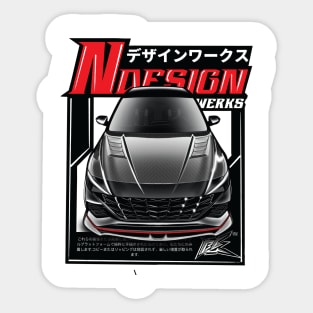 hyundai elantra N Sticker